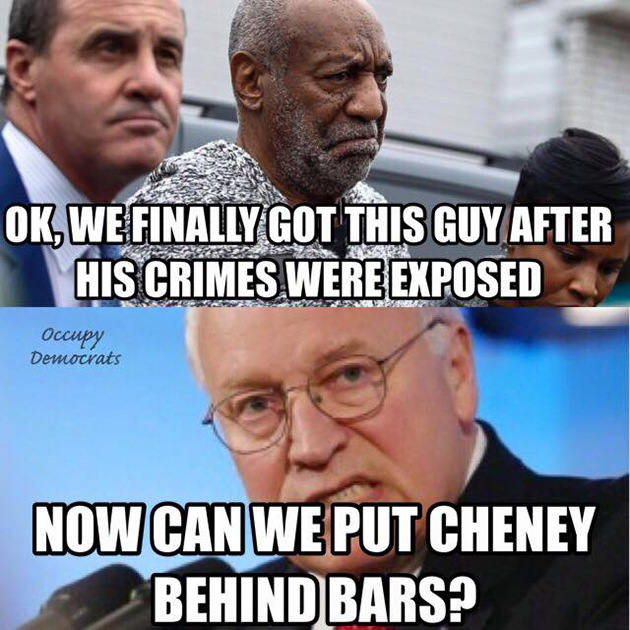 Cosby and Cheney