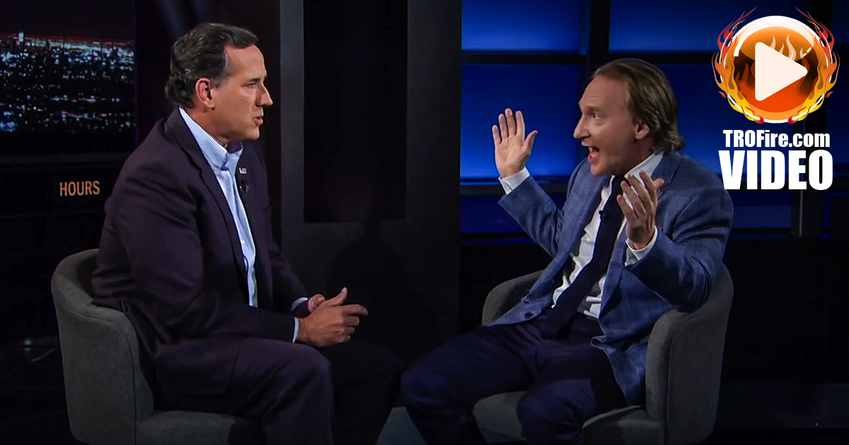 Rick Santorum Takes On Bill Maher, Fails Hysterically – The Ring of Fire