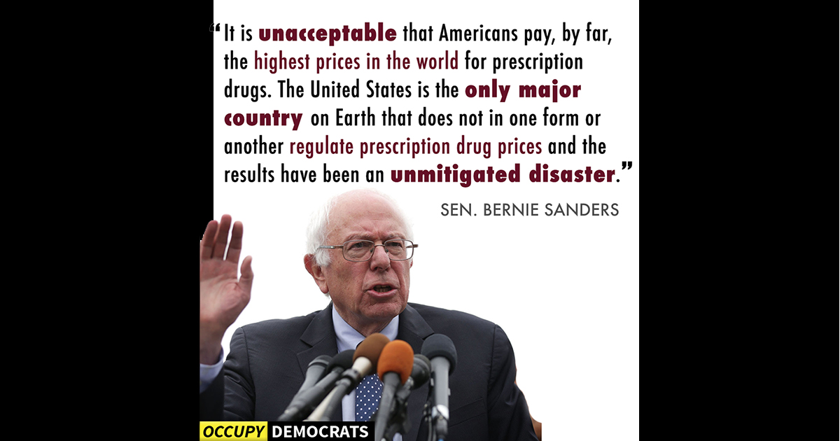 Bernie Slams American Drug Industry