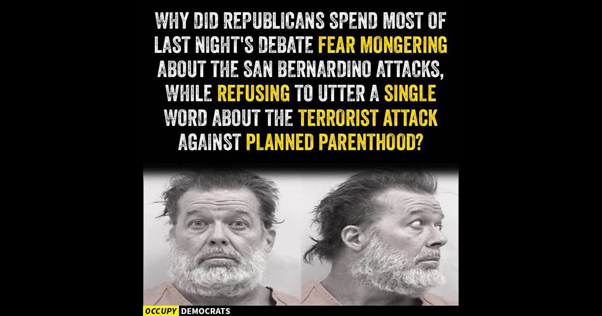 GOP Never Talk About Republican Terrorists