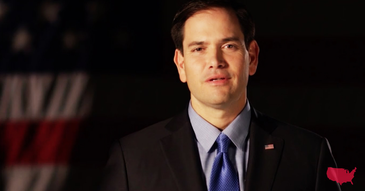 Rubio’s New TV Ad Is Here and It’s Just As Idiotic As You’d Imagine