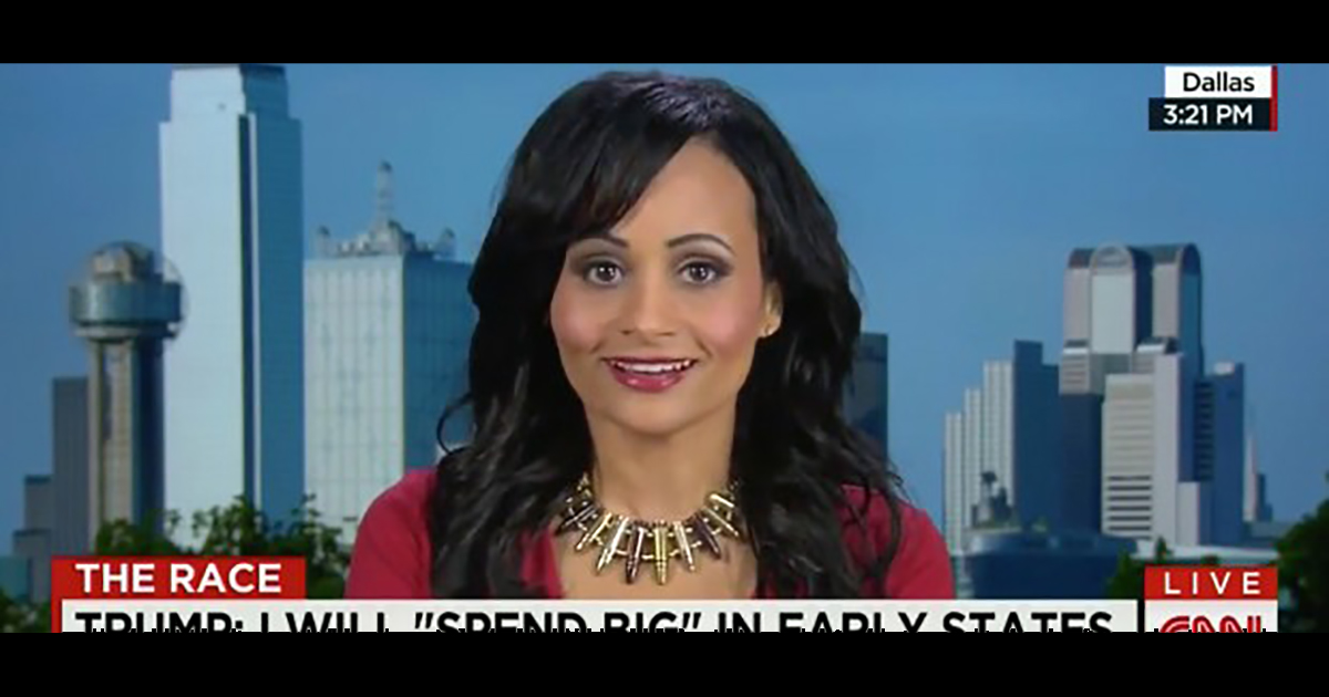 American Idiocracy: Trump Spokesperson Wears BULLET Necklace on CNN