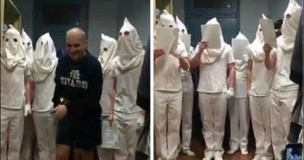 Citadel Privileged Mutts Dress Up in KKK OUTFITS