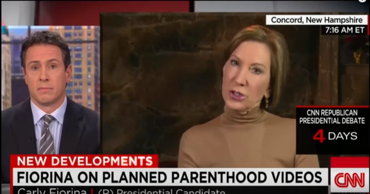 Cuomo Corners Carly Fiorina Over Planned Parenthood Lies: Fiorina Loses It