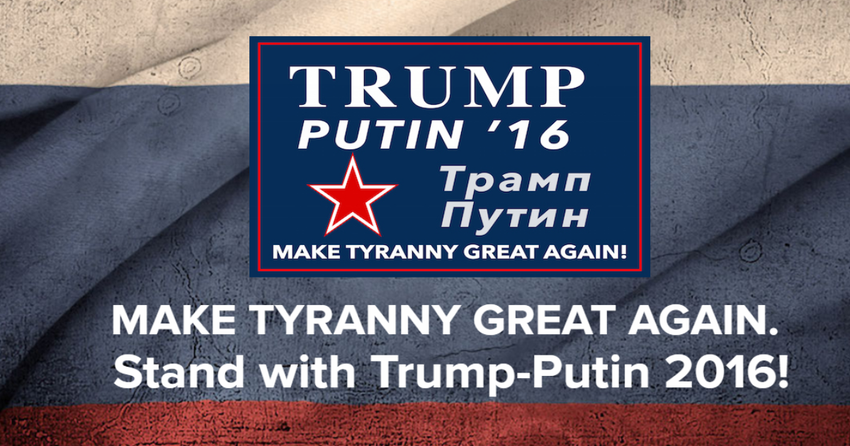 Trump Chooses Putin As Running Mate? Anything Is Possible Now!