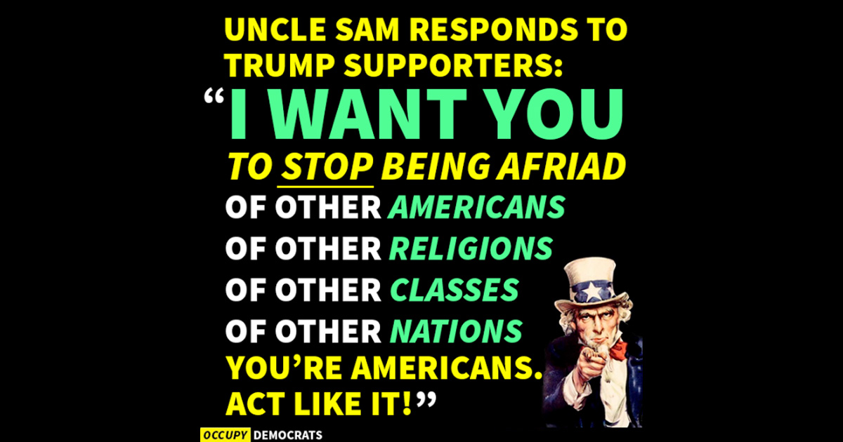 Uncle Sam Wants You to be a Better Person