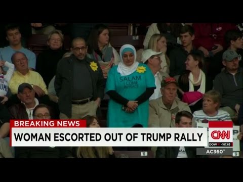 Woman Kicked Out of Trump Rally for Being Muslim – David Pakman Show