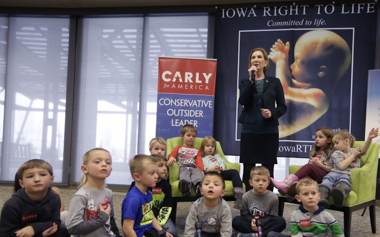 Carly Fiorina Nabs Random Kids For Anti-Abortion Speech – The Young Turks Show