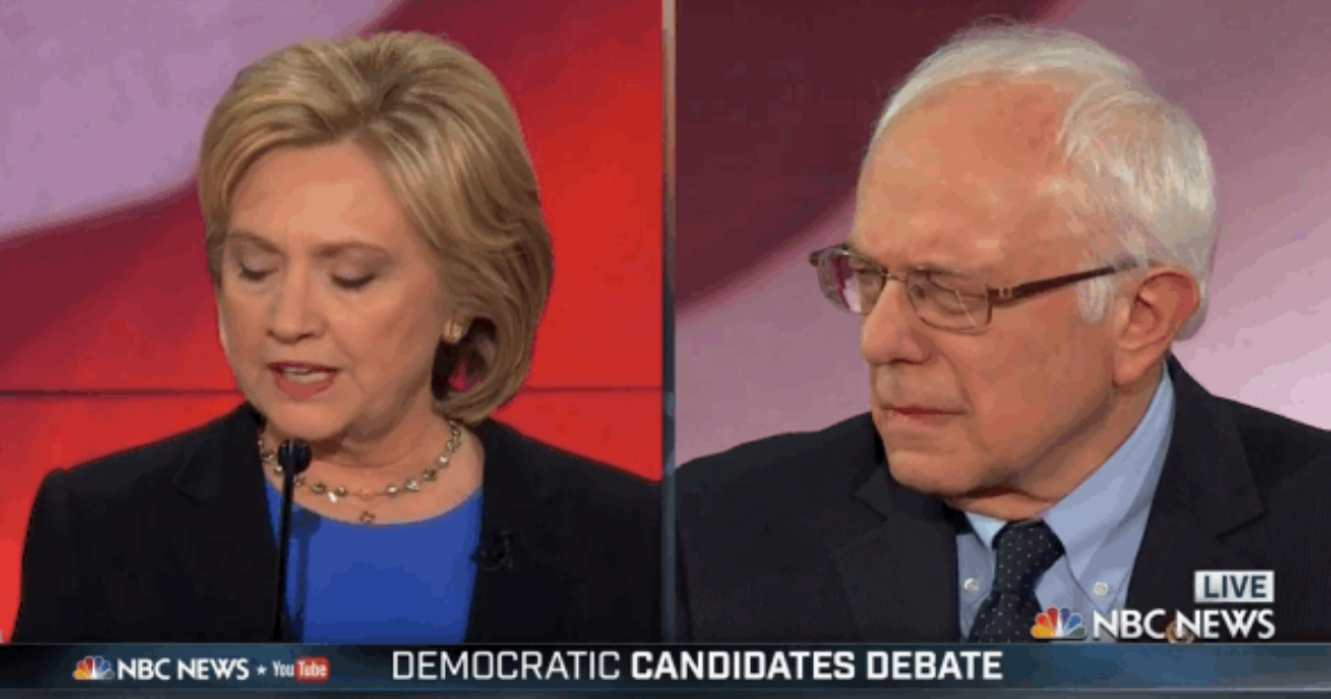 Bernie’s “Side Eye” Won Sunday’s Debate