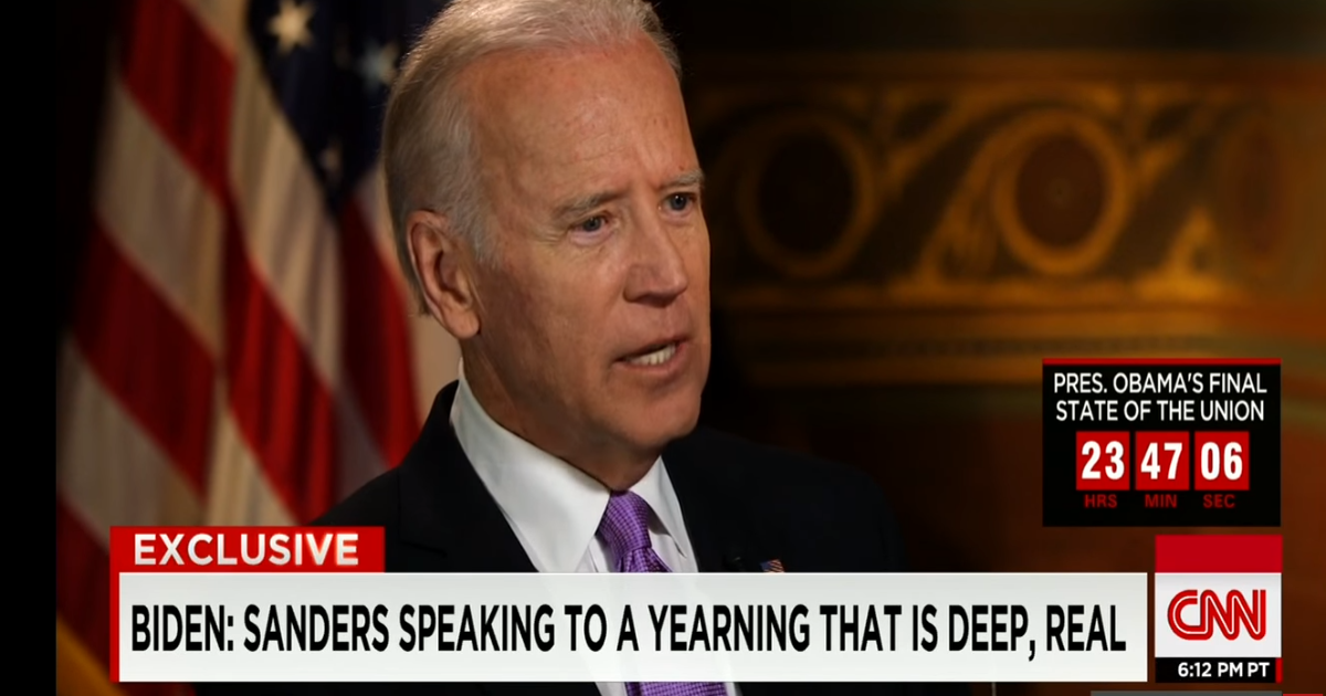 VP Biden Has A Lot of Great Things to Say About Bernie: Incoming Endorsement?