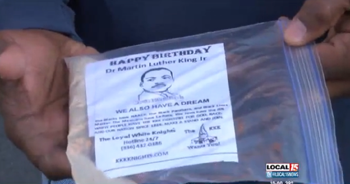 KKK In Mobile, Alabama Leave Recruitment Flyers on Lawns for MLK Day