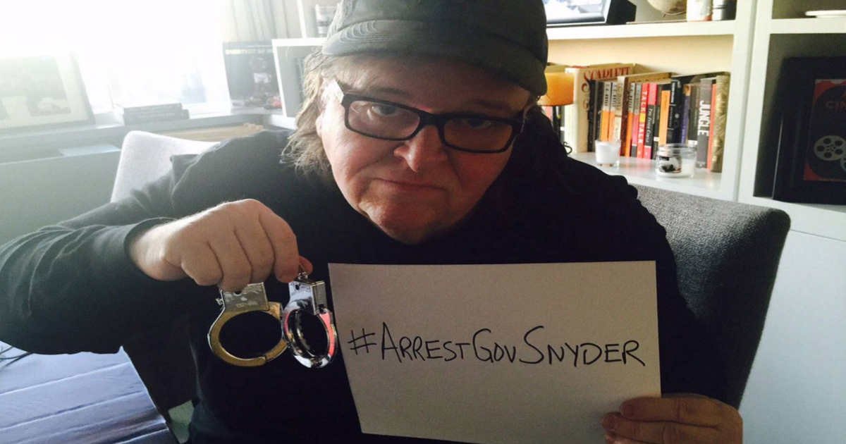 Michael Moore Calls For Arrest Of Mi. Governor Over Lead Poisoned Water in Flint