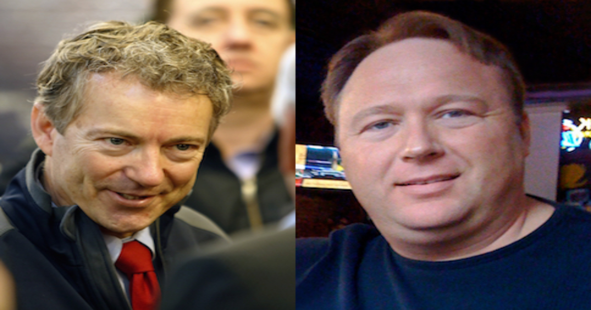 Rand Paul Asked Conspiracy Nut Alex Jones For Help