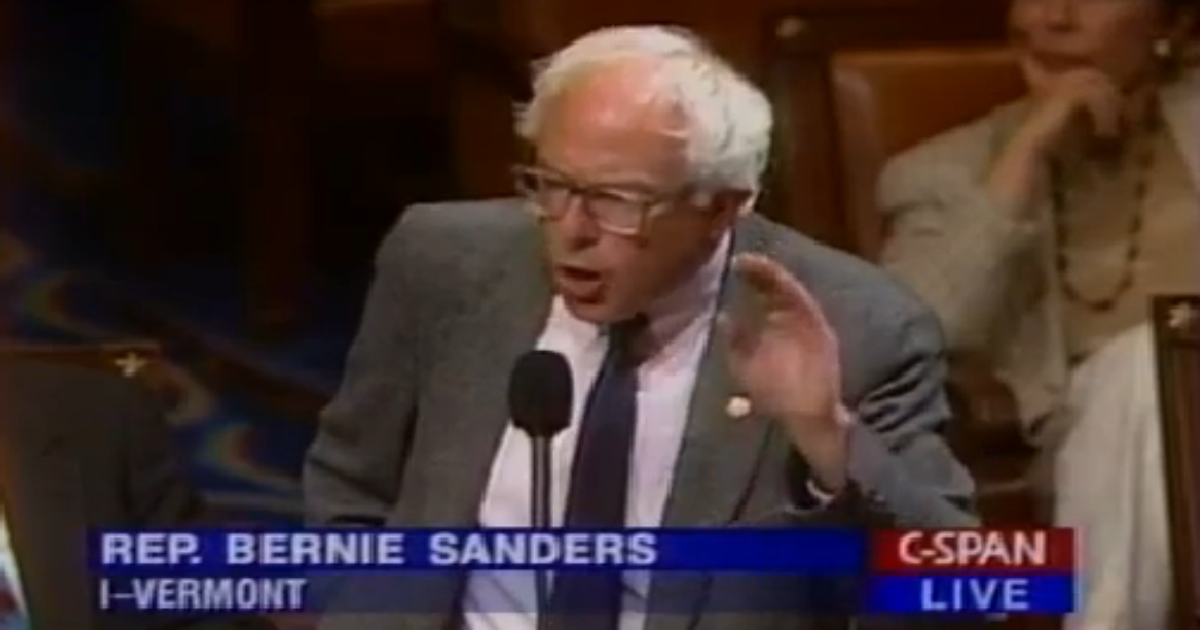 Bernie Sanders Defended Gay Soldiers In Congress Back in 1996