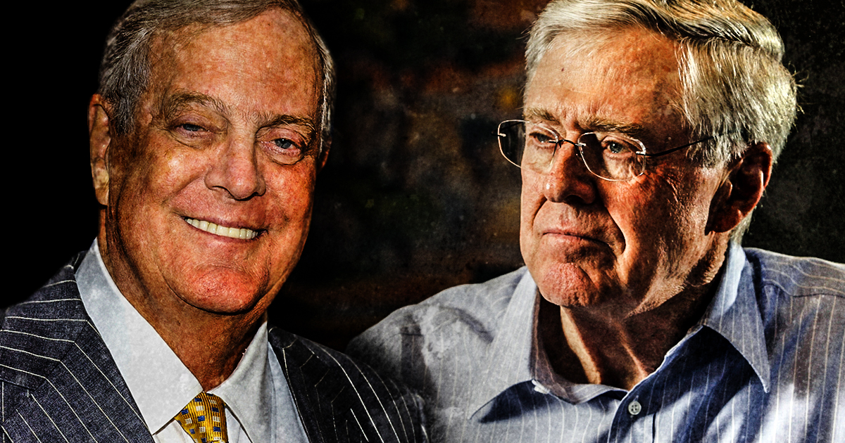 Slimy Koch Brothers Say Both Candidates Are Too Gross For Them To Support