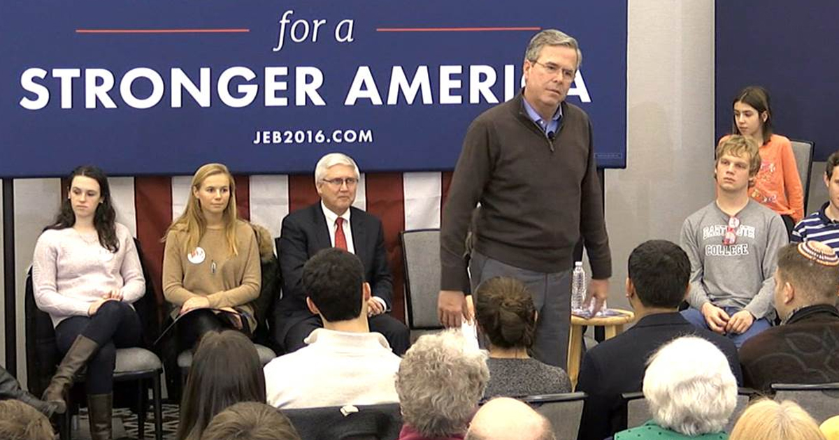 VIDEO: Jeb Bush Begs Crowd to Clap for Him – David Pakman Show