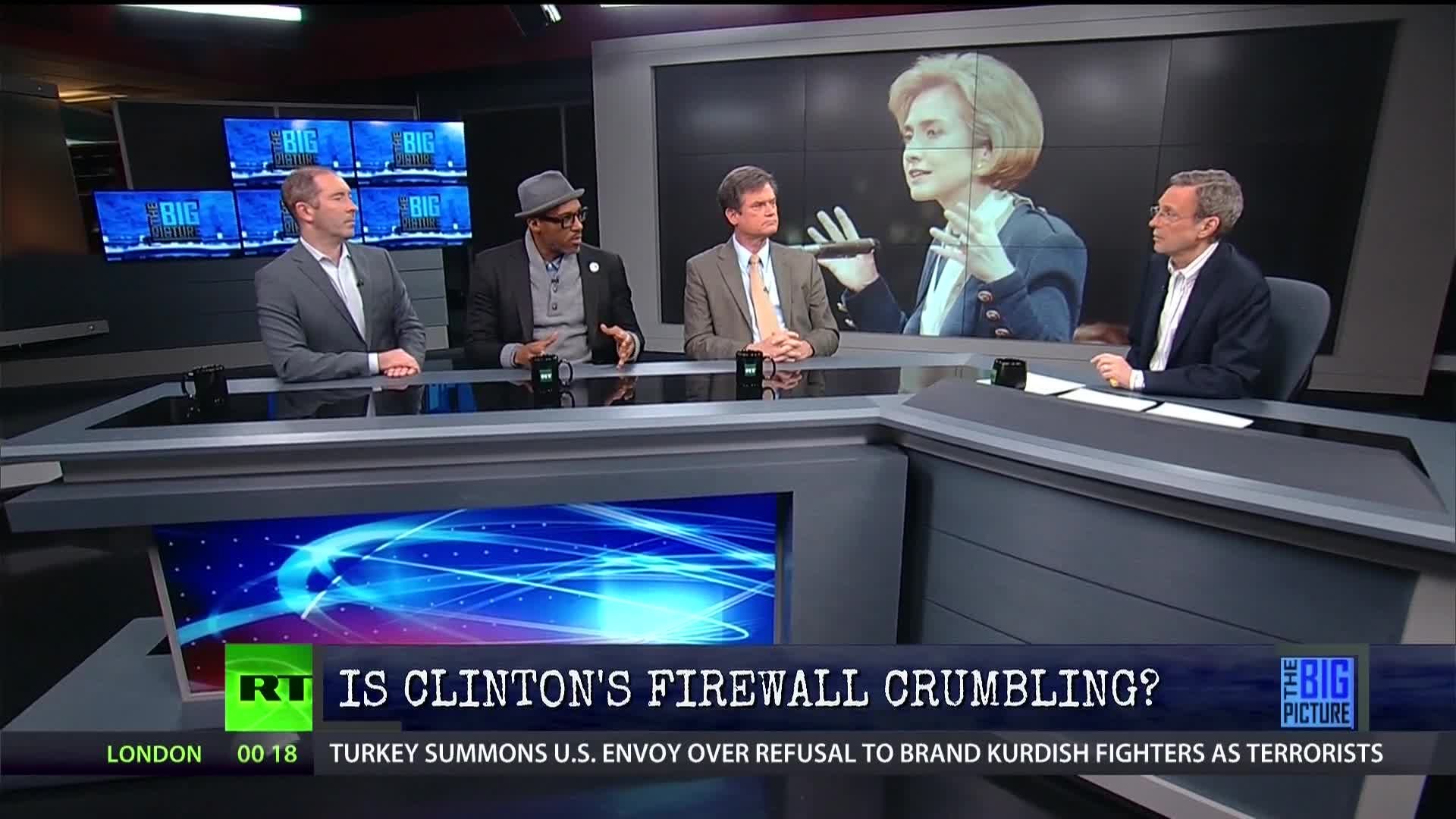 Is Clinton’s Firewall Crumbling? Politics Panel – Thom Hartmann’s Big Picture