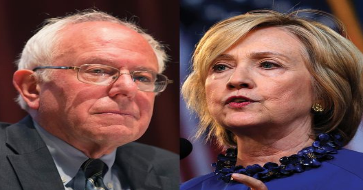 Bernie Sanders Says Hillary Cannot Be Both Progressive and Moderate