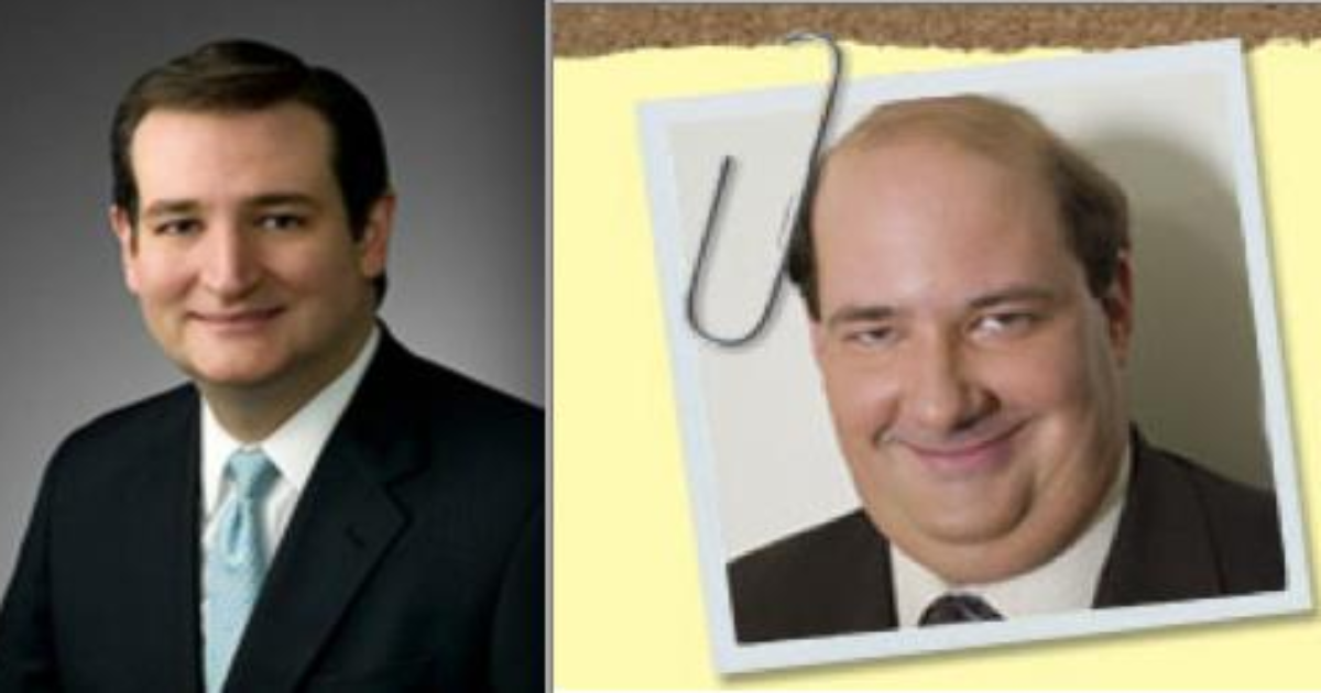 Wait – Is Candidate Ted Cruz Actually Kevin From “The Office”?