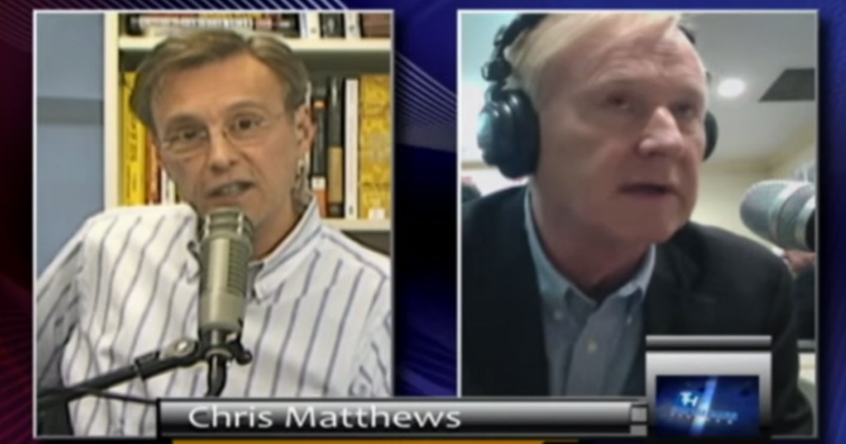 Chris Matthews Tries To Smear Bernie Sanders on The Thom Hartmann Program