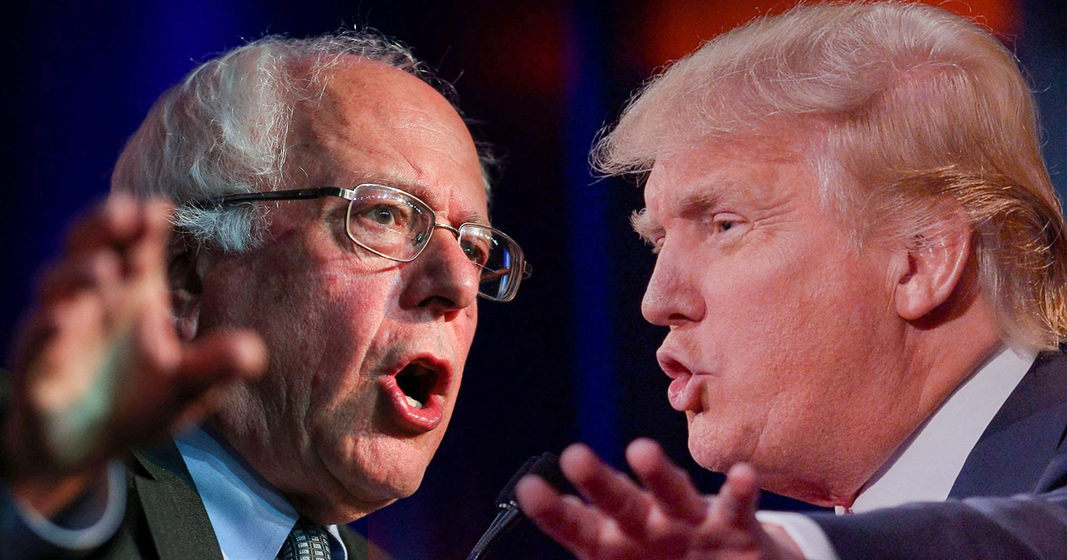 Trump Stealing Progressive Ideas From Sanders: Now Thinks He IS Bernie