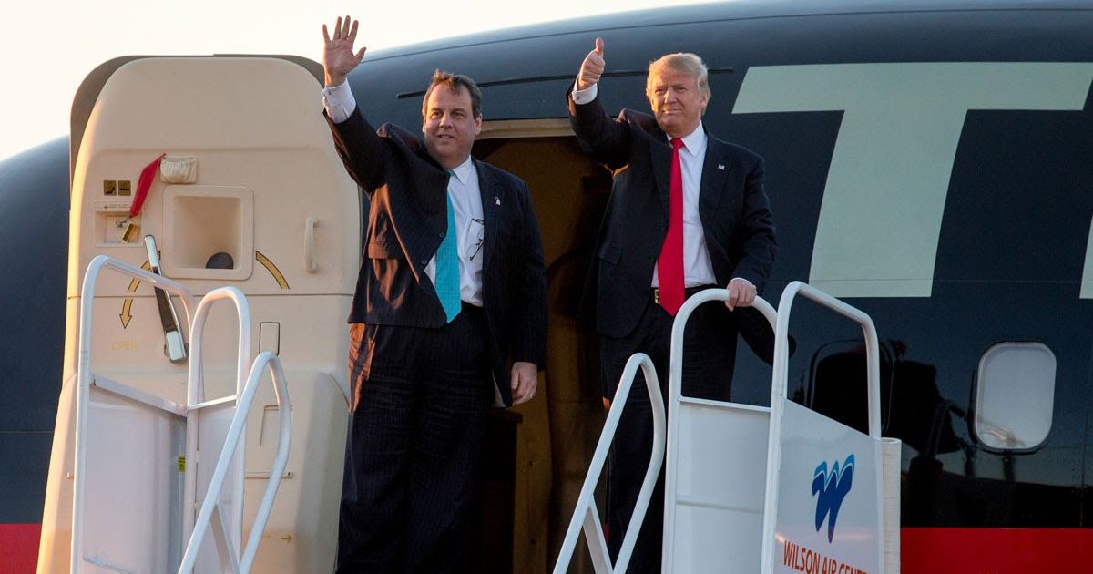 All Those McDonalds Runs And Fat Jokes Paying Off: Christie Being Vetted For Possible Trump VP