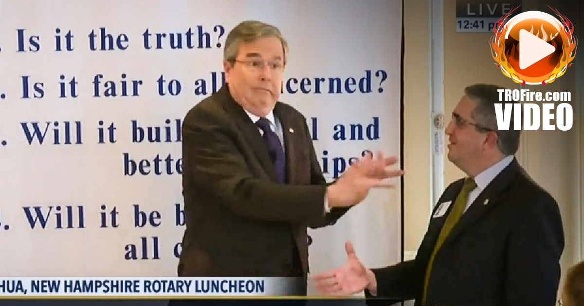 Cringe Alert: Watch Jeb Bush Get Kicked Off Stage At Rotary Club Event – The Ring of Fire