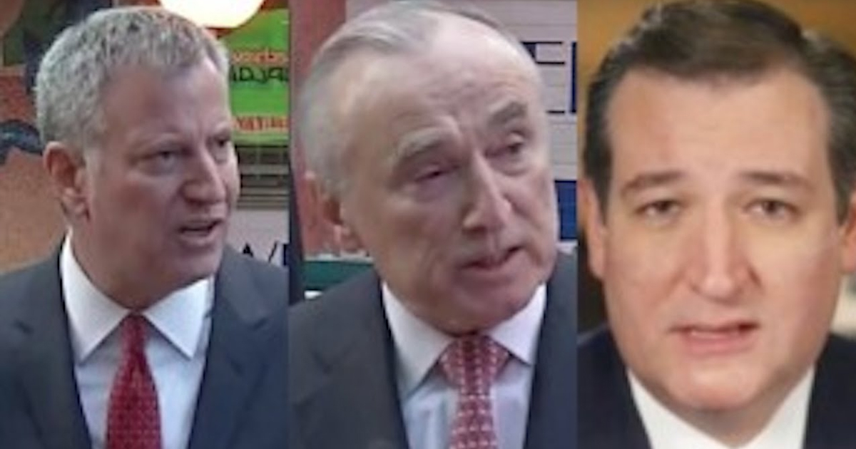 De Blasio and NYC Police Commissioner Bratton Think Ted Cruz Is an Idiot – The Majority Report