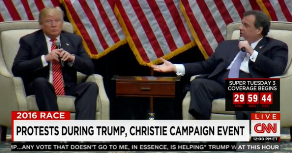 Christie Skips NJ Cop Funeral To Be Trump Lapdog: Not A Leader