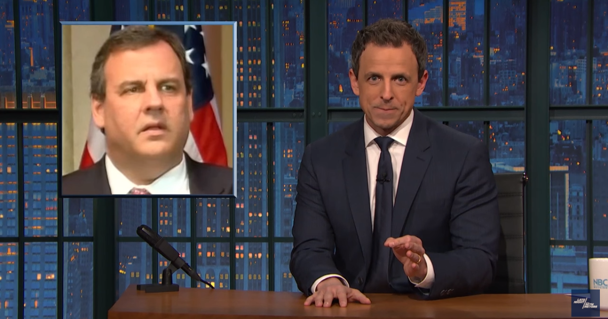 Seth Meyers on How Far Christie Has Fallen