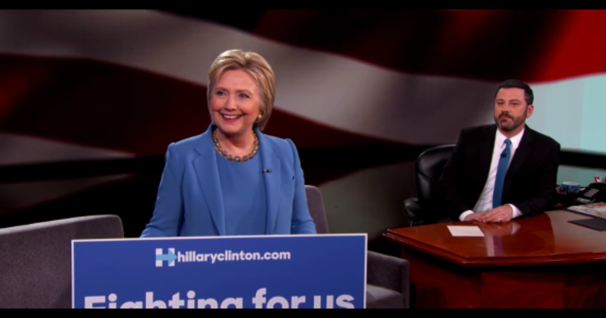 Hilarious: Jimmy Kimmel “Mansplains” What Clinton Is Doing Wrong In Her Campaign