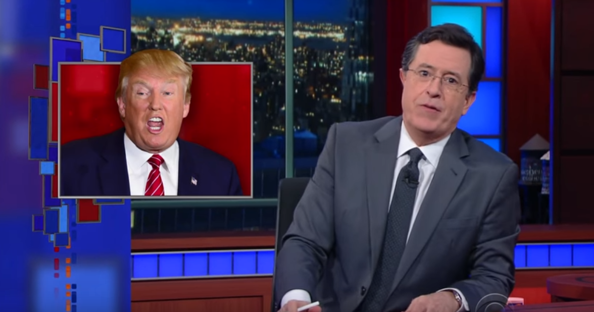 Colbert: Trump Is Your Idiot Uncle Who Believes Everything On The Internet