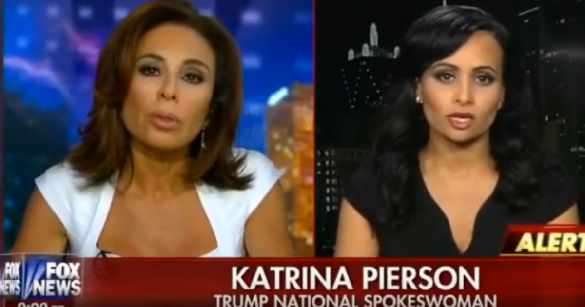 Katrina Pierson: Trump Protesters Are Anarchists