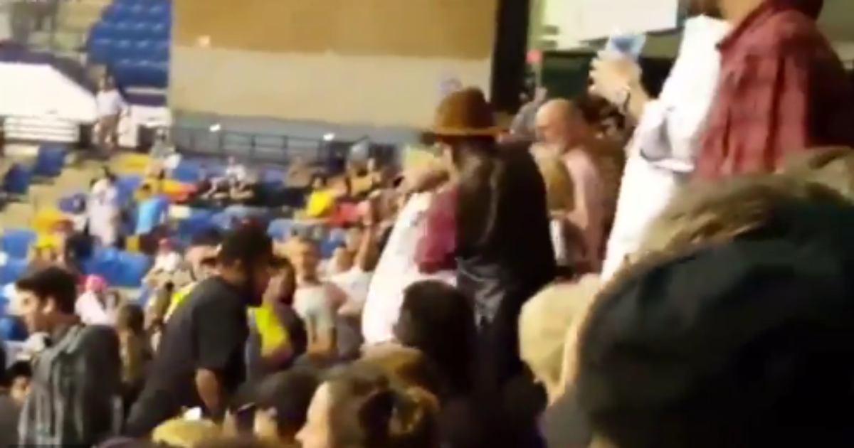 White Man At Trump Rally Punches Black Protester Repeatedly and NC Cops Arrest Protester