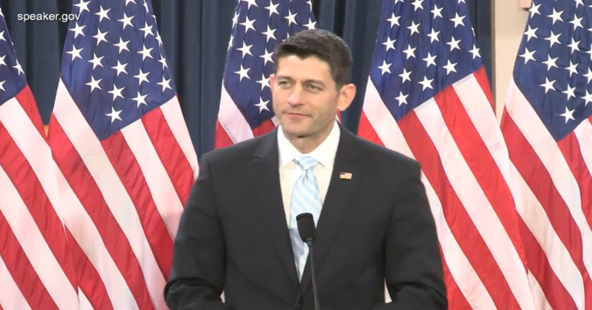 Speaker Ryan Addresses Nation About State Of American Politics