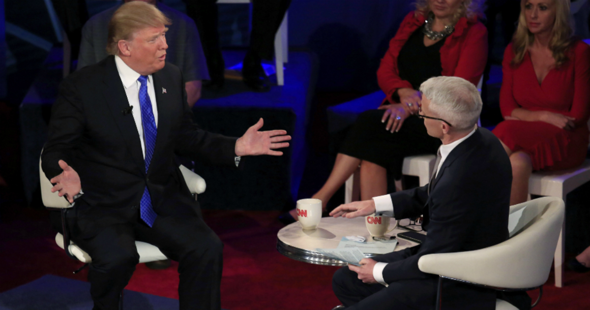 Anderson Cooper Says Trump’s Excuses Are Just Like A Toddler’s: Not Presidential