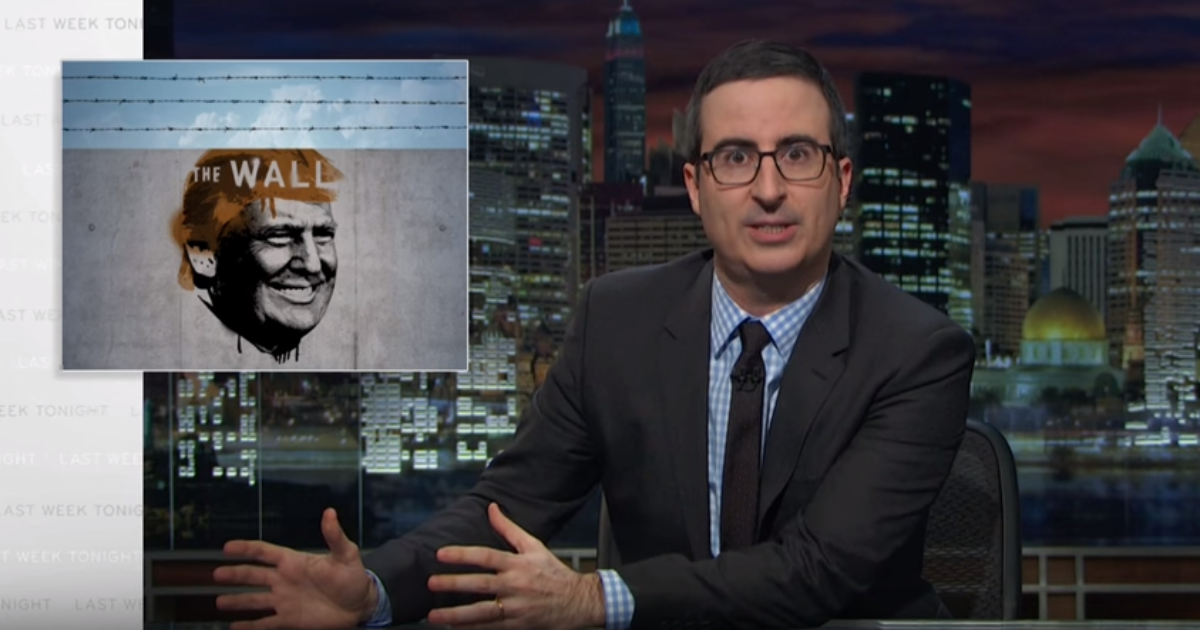 John Oliver Destroys The Wall That Doesn’t Yet Exist