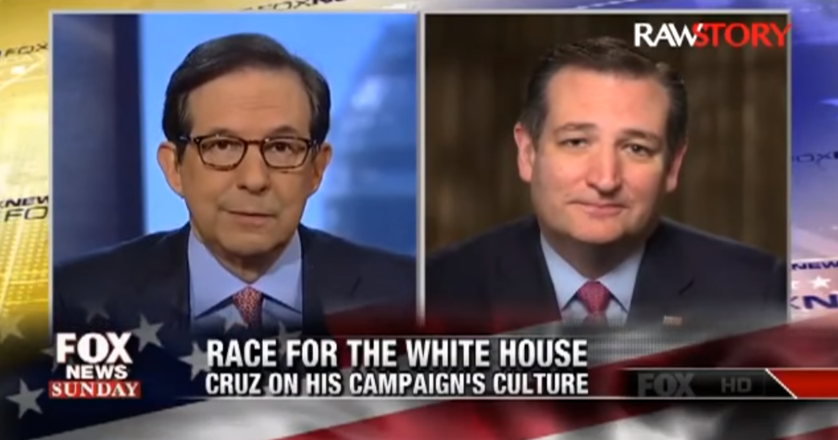 Two putrid Entities battle each other: Cruz v. Fox News