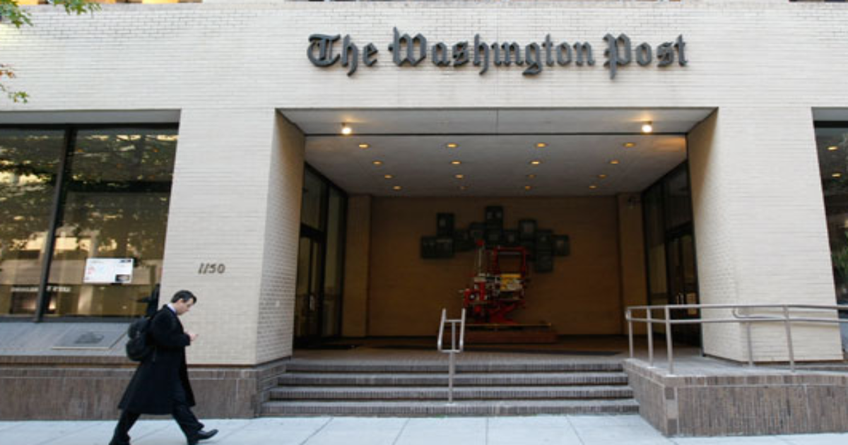 WaPo Shows Their True Colors in Wake of Trump-Russia Intel Leak