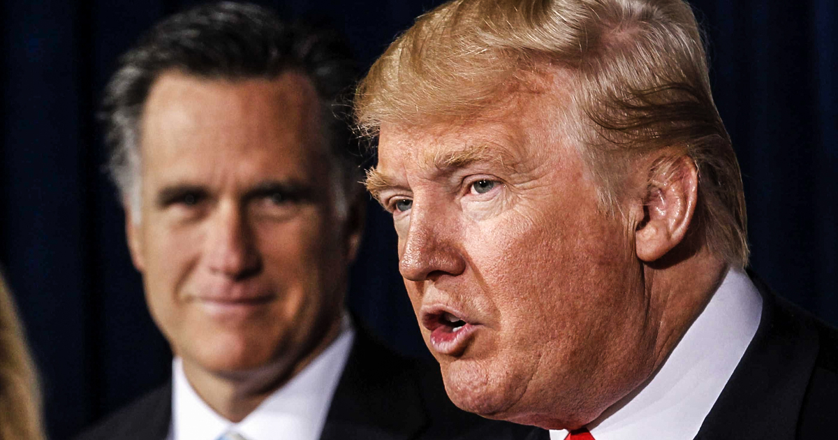 Trump Says Mitt Romney Isn’t Really a Mormon During Rally In Utah