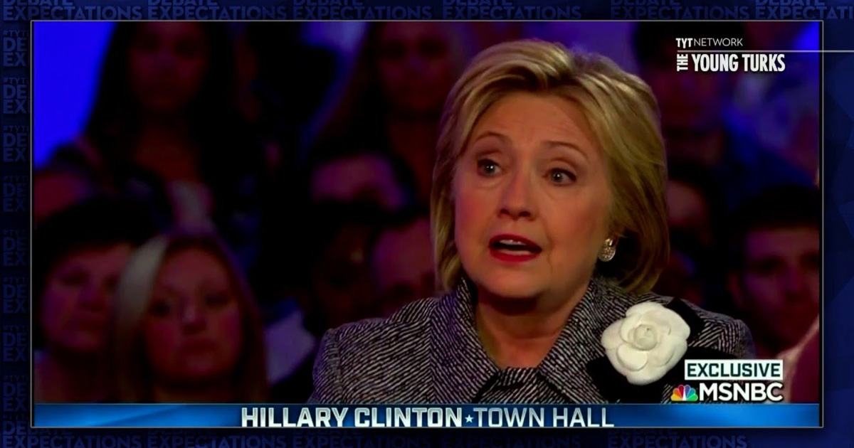 Watch Hillary’s Biggest Fail at Last Night’s Dem Town Hall – The Young Turks