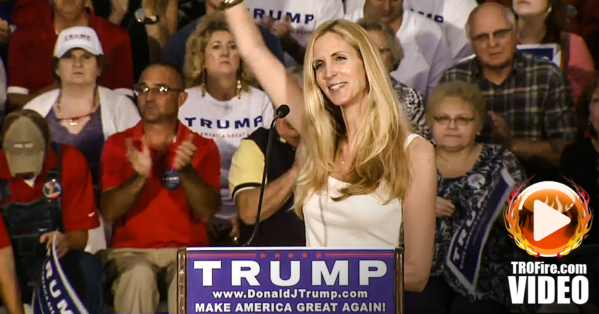 Psychopath Ann Coulter Wants Credit For Trump’s Hateful Language – The Ring of Fire