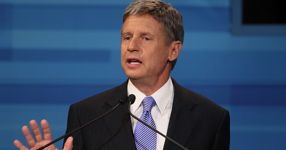 Crazy Gary Johnson: At Least He’s Got A Grip When It Comes To Immigration!