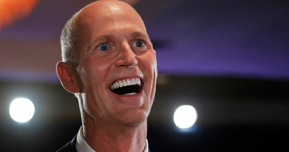 Always-Encouraging Rick Scott Declares: “This Storm Will Kill You”