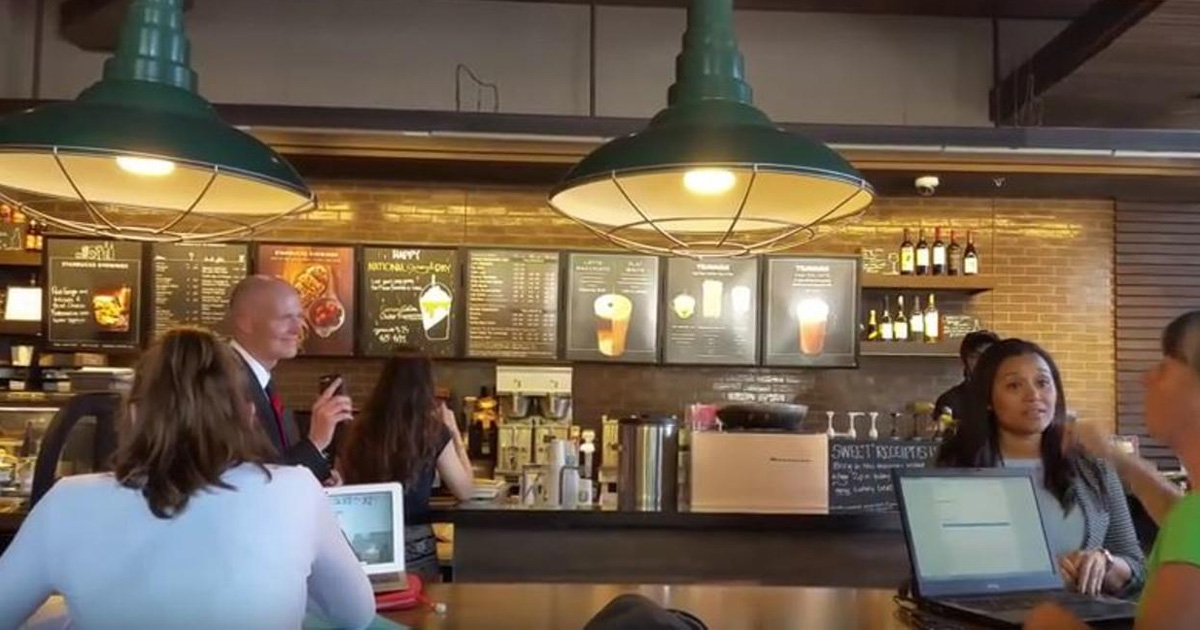 Awesome! Rick Scott gets Cussed Out at Starbucks – Thom Hartmann Program