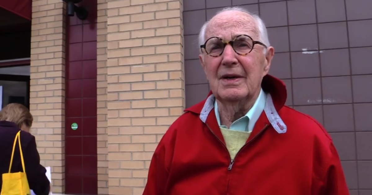 This 90-Year-Old Voter Isn’t Your Typical “Bernie Bro”