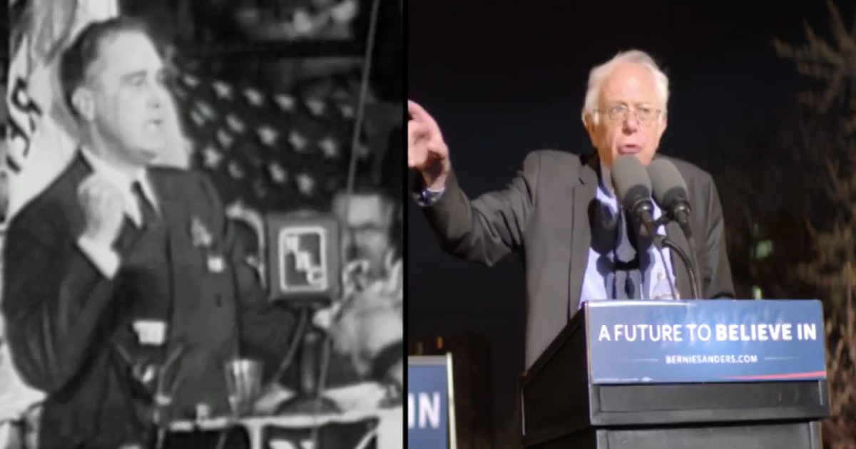 This Compelling New Bernie Sanders Ad Draws Parallels with FDR