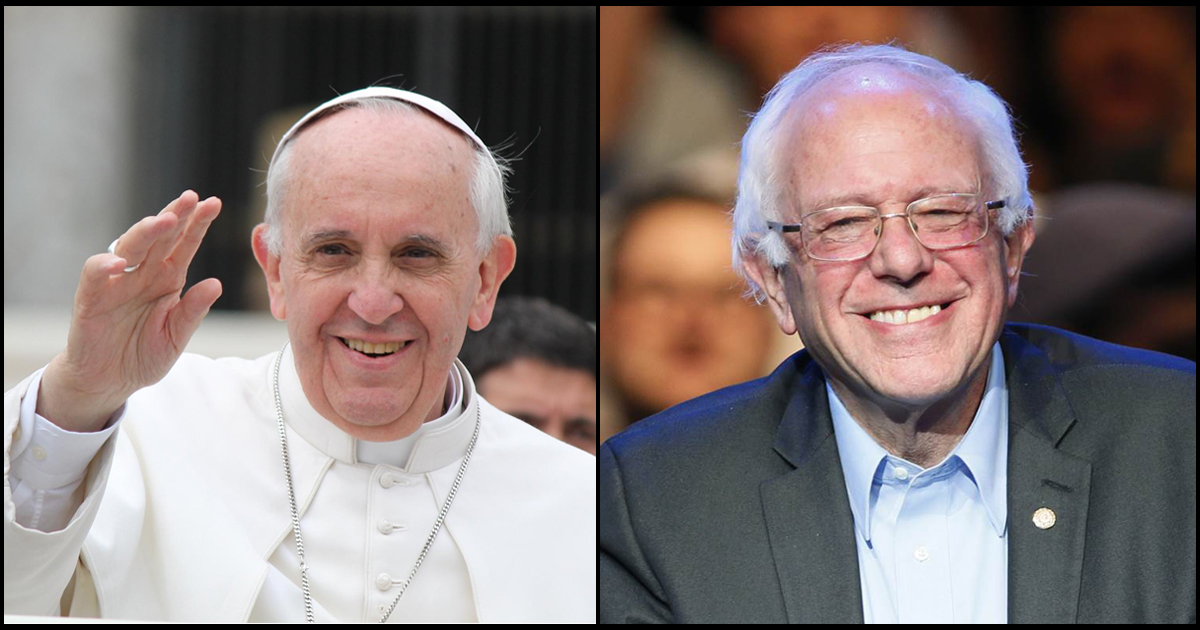 So Bernie Met With The Pope After All: Private Meeting With Pontiff and Sanders Goes Well