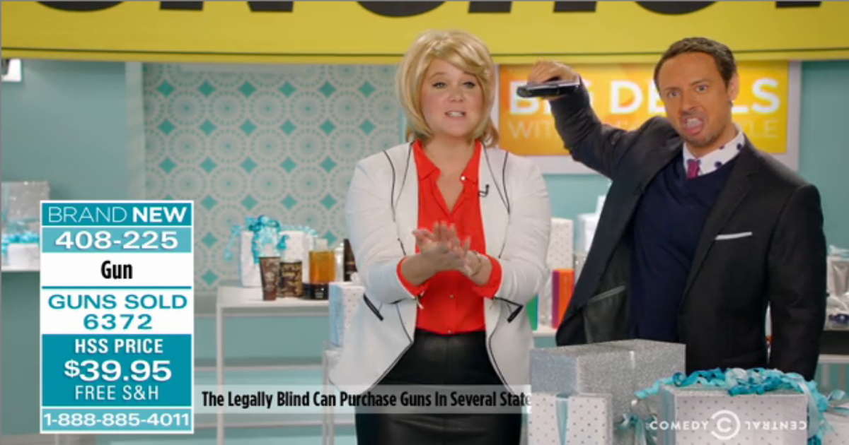 Amy Schumer Mocks How Easy It Is To Buy A Gun In A Hilarious QVC Parody