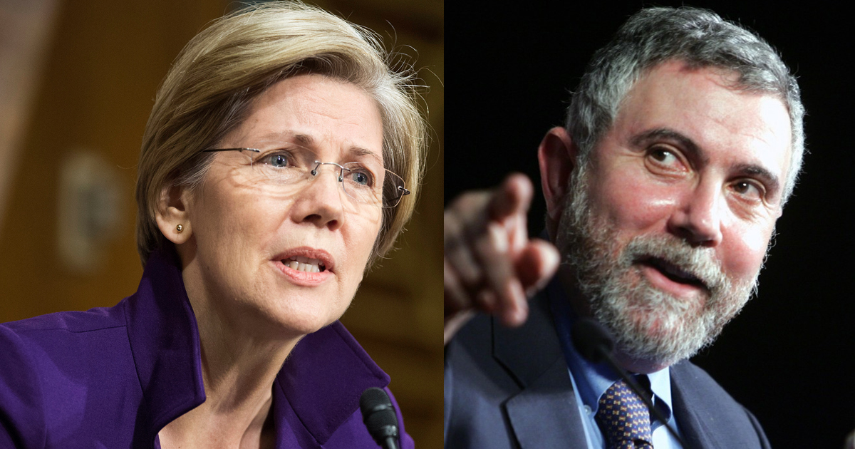 Elizabeth Warren has Had It w/Paul Krugman & the Big Banks – Thom Hartmann Program